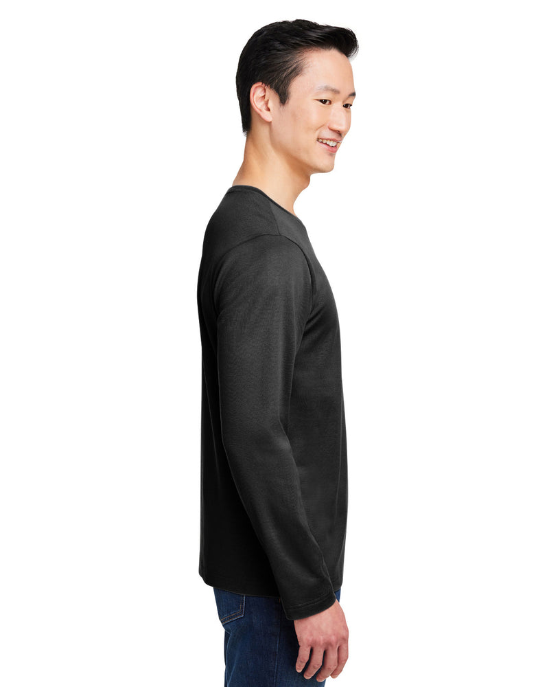 Harriton Unisex Charge Snag and Soil Protect Long-Sleeve T-Shirt