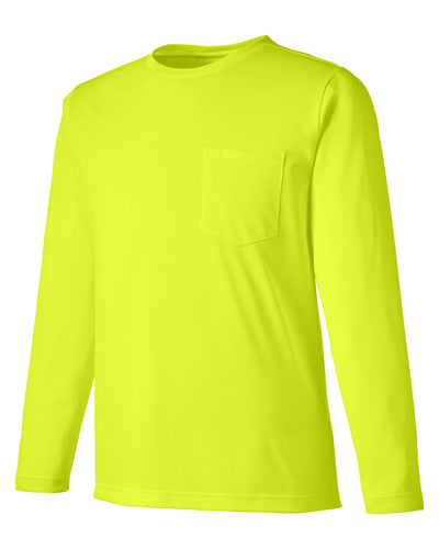 Harriton Unisex Charge Snag and Soil Protect Long-Sleeve T-Shirt