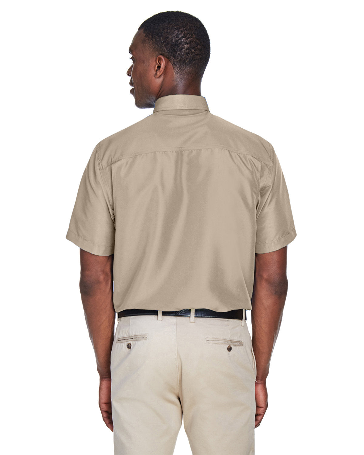 Harriton Men's Key West Short-Sleeve Performance Staff Shirt Harriton