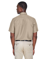 Harriton Men's Key West Short-Sleeve Performance Staff Shirt Harriton
