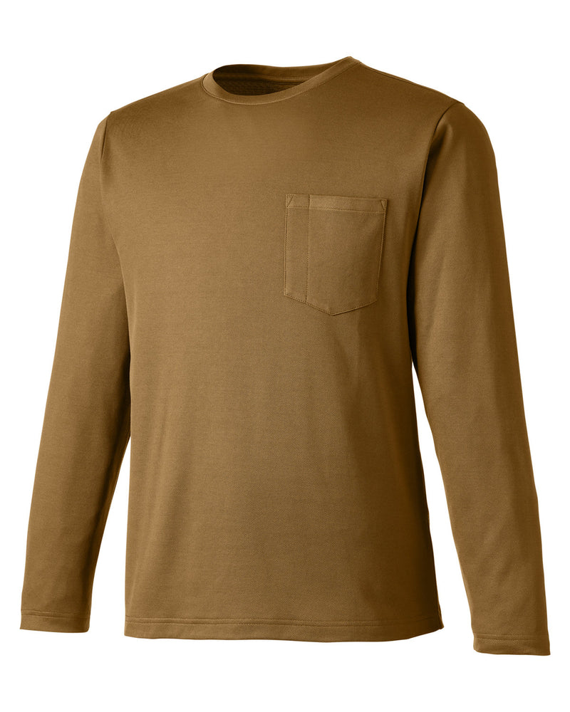 Harriton Unisex Charge Snag and Soil Protect Long-Sleeve T-Shirt