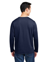 Harriton Unisex Charge Snag and Soil Protect Long-Sleeve T-Shirt Harriton