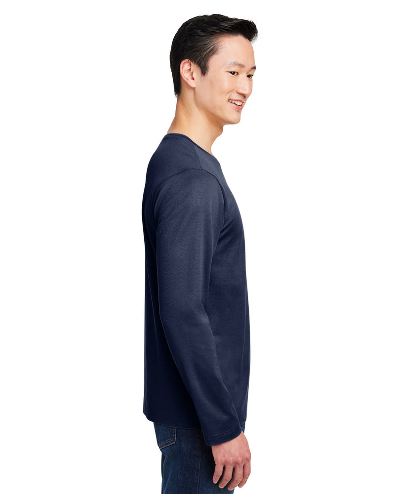 Harriton Unisex Charge Snag and Soil Protect Long-Sleeve T-Shirt