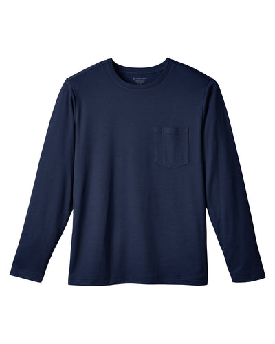 Harriton Unisex Charge Snag and Soil Protect Long-Sleeve T-Shirt
