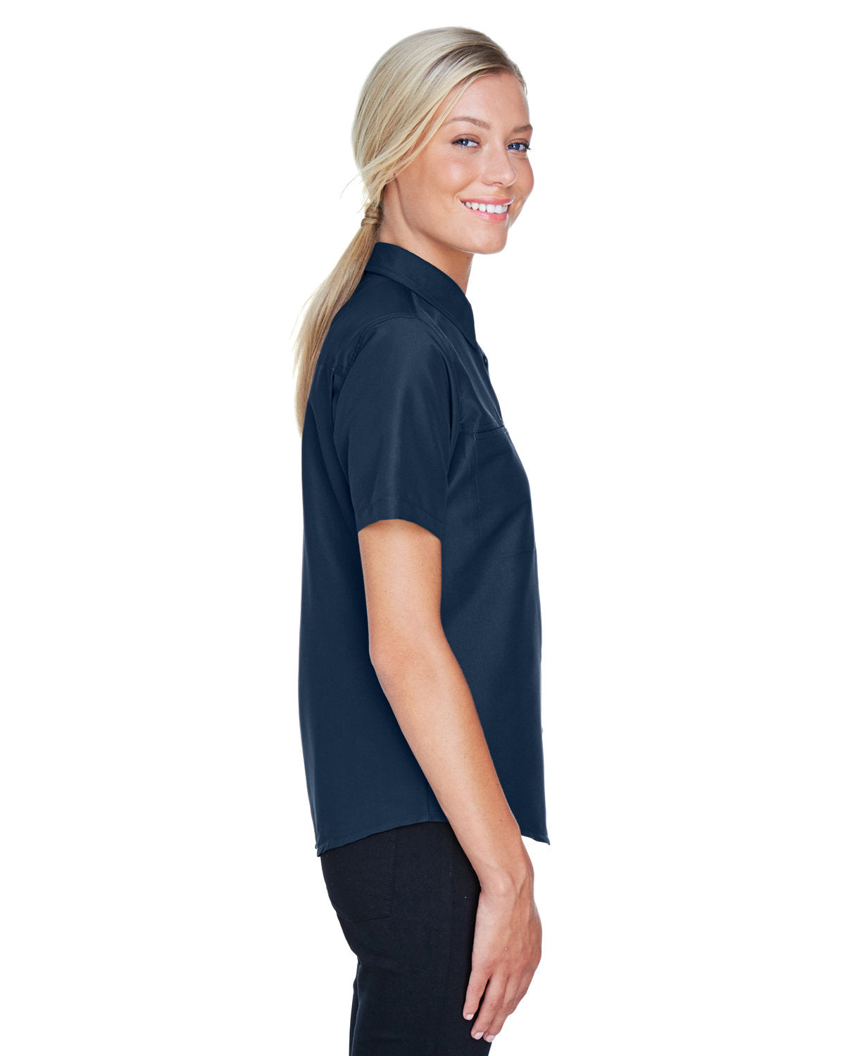 Harriton Ladies' Key West Short-Sleeve Performance Staff Shirt Harriton