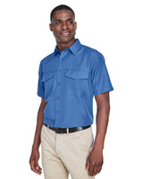 Harriton Men's Key West Short-Sleeve Performance Staff Shirt Harriton