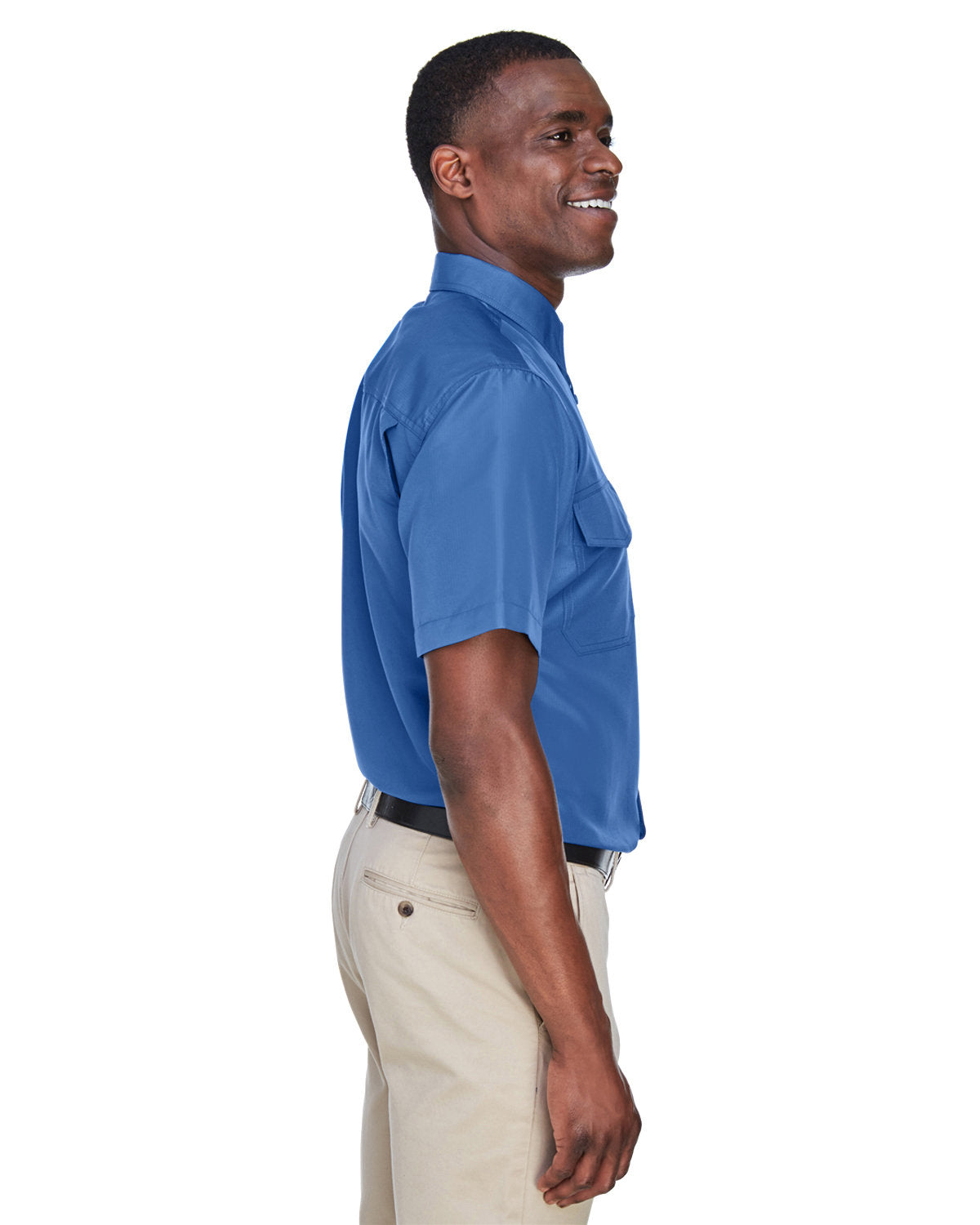 Harriton Men's Key West Short-Sleeve Performance Staff Shirt Harriton