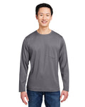 Harriton Unisex Charge Snag and Soil Protect Long-Sleeve T-Shirt Harriton