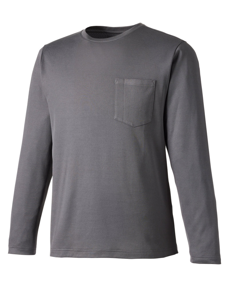 Harriton Unisex Charge Snag and Soil Protect Long-Sleeve T-Shirt