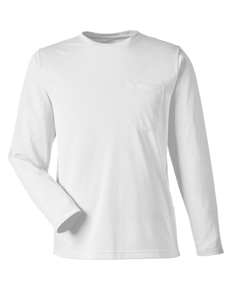 Harriton Unisex Charge Snag and Soil Protect Long-Sleeve T-Shirt