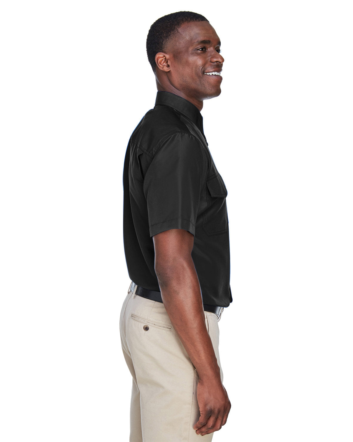 Harriton Men's Key West Short-Sleeve Performance Staff Shirt Harriton