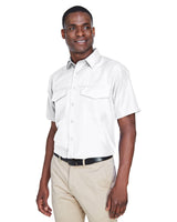 Harriton Men's Key West Short-Sleeve Performance Staff Shirt Harriton