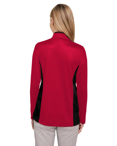 Harriton Ladies' Flash Snag Protection Plus IL Colorblock Quarter-Zip Harriton