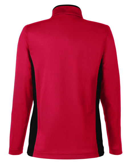 Harriton Ladies' Flash Snag Protection Plus IL Colorblock Quarter-Zip Harriton