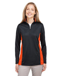 Harriton Ladies' Flash Snag Protection Plus IL Colorblock Quarter-Zip Harriton