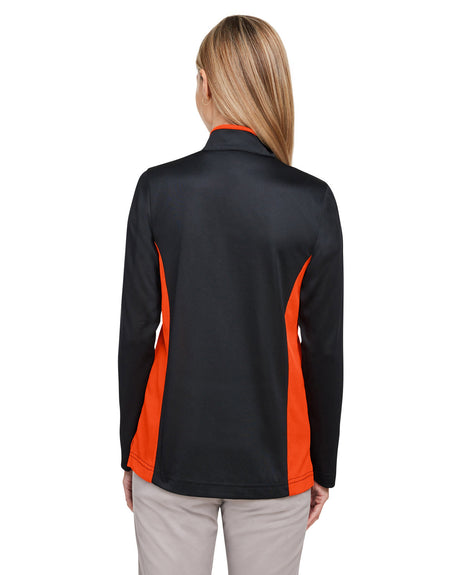 Harriton Ladies' Flash Snag Protection Plus IL Colorblock Quarter-Zip Harriton
