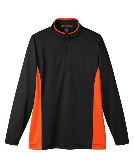 Harriton Ladies' Flash Snag Protection Plus IL Colorblock Quarter-Zip Harriton