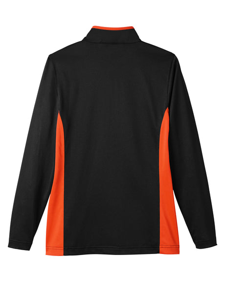 Harriton Ladies' Flash Snag Protection Plus IL Colorblock Quarter-Zip Harriton