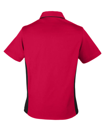 Harriton Ladies' Flash IL Colorblock Short Sleeve Shirt