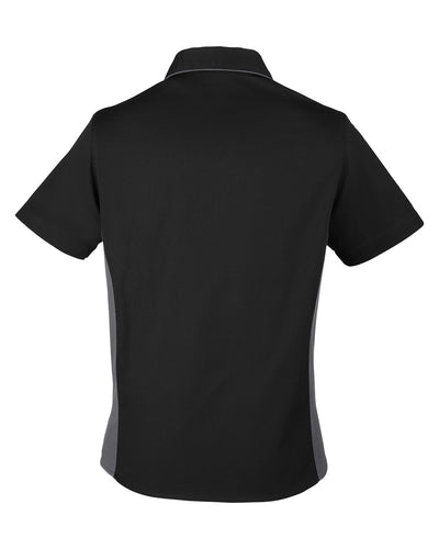 Harriton Ladies' Flash IL Colorblock Short Sleeve Shirt