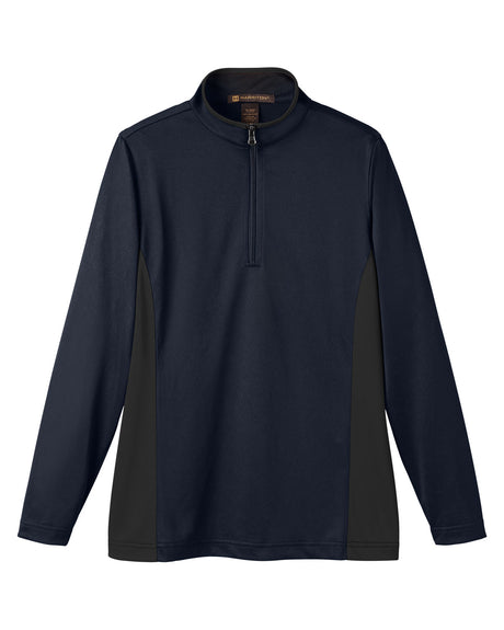 Harriton Ladies' Flash Snag Protection Plus IL Colorblock Quarter-Zip Harriton