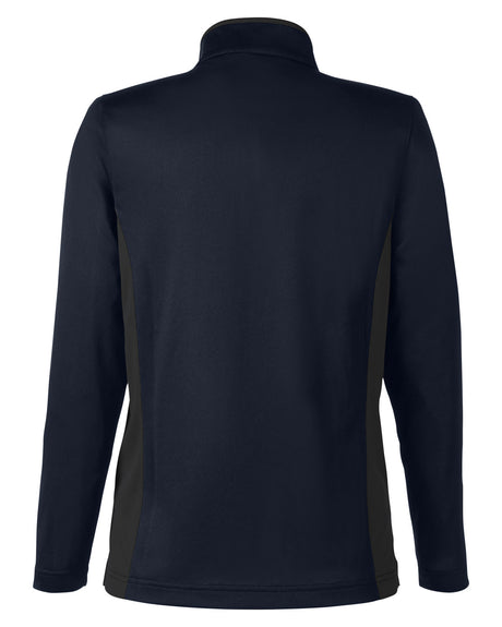 Harriton Ladies' Flash Snag Protection Plus IL Colorblock Quarter-Zip Harriton