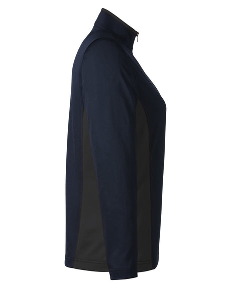 Harriton Ladies' Flash Snag Protection Plus IL Colorblock Quarter-Zip Harriton