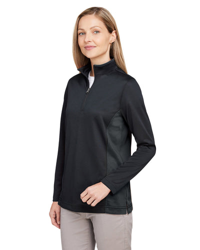Harriton Ladies' Flash Snag Protection Plus IL Colorblock Quarter-Zip