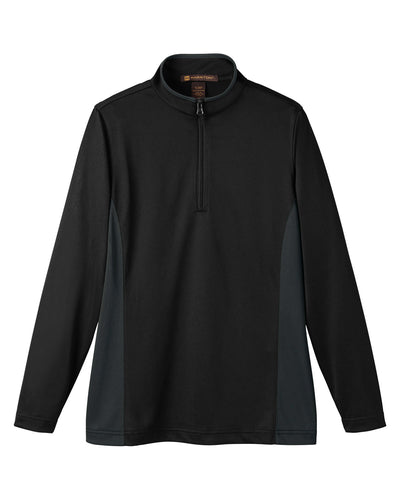 Harriton Ladies' Flash Snag Protection Plus IL Colorblock Quarter-Zip