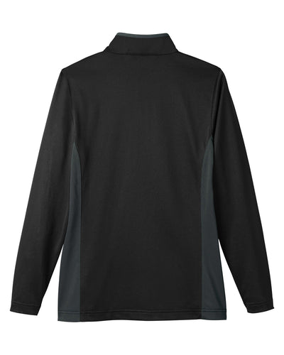 Harriton Ladies' Flash Snag Protection Plus IL Colorblock Quarter-Zip