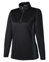 Harriton Ladies' Flash Snag Protection Plus IL Colorblock Quarter-Zip Harriton