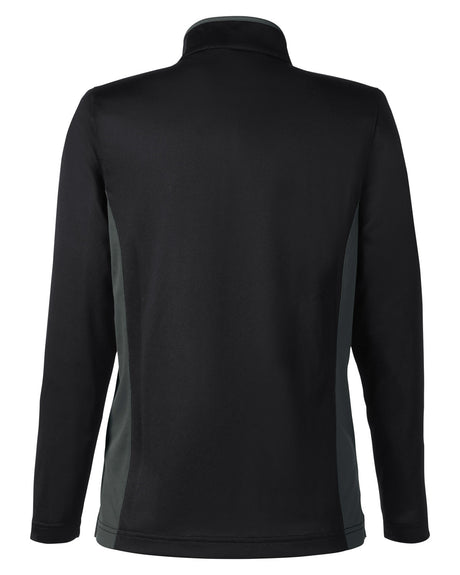 Harriton Ladies' Flash Snag Protection Plus IL Colorblock Quarter-Zip Harriton