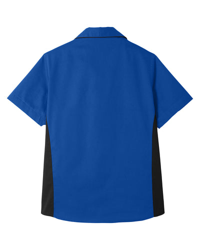 Harriton Ladies' Flash IL Colorblock Short Sleeve Shirt