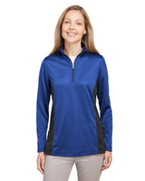 Harriton Ladies' Flash Snag Protection Plus IL Colorblock Quarter-Zip Harriton