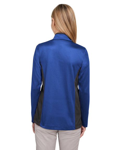 Harriton Ladies' Flash Snag Protection Plus IL Colorblock Quarter-Zip Harriton