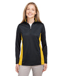Harriton Ladies' Flash Snag Protection Plus IL Colorblock Quarter-Zip Harriton