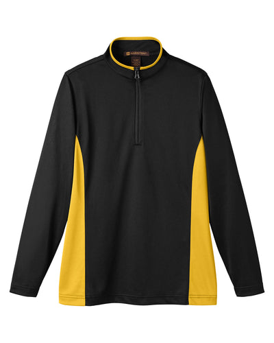 Harriton Ladies' Flash Snag Protection Plus IL Colorblock Quarter-Zip