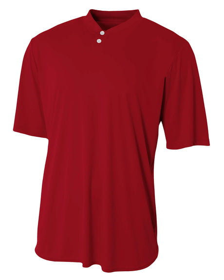 A4 Youth Tek 2-Button Henley Jersey A4