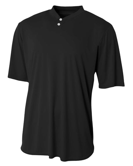 A4 Youth Tek 2-Button Henley Jersey A4