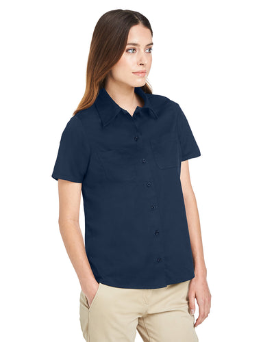 Harriton Ladies' Advantage IL Short-Sleeve Work Shirt