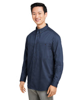 Harriton Men's Advantage IL Long-Sleeve Workshirt Mens Apparel Shirts & Tops