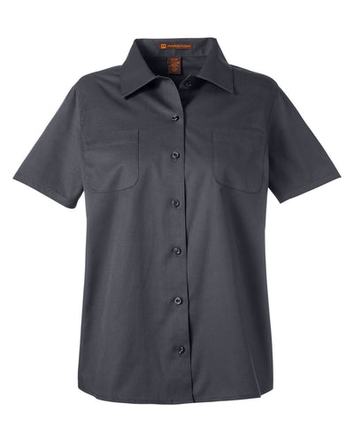 Harriton Ladies' Advantage IL Short-Sleeve Work Shirt