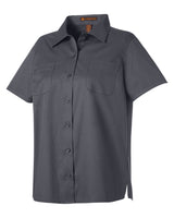 Harriton Ladies' Advantage IL Short-Sleeve Work Shirt Harriton