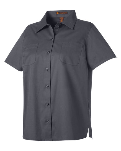Harriton Ladies' Advantage IL Short-Sleeve Work Shirt