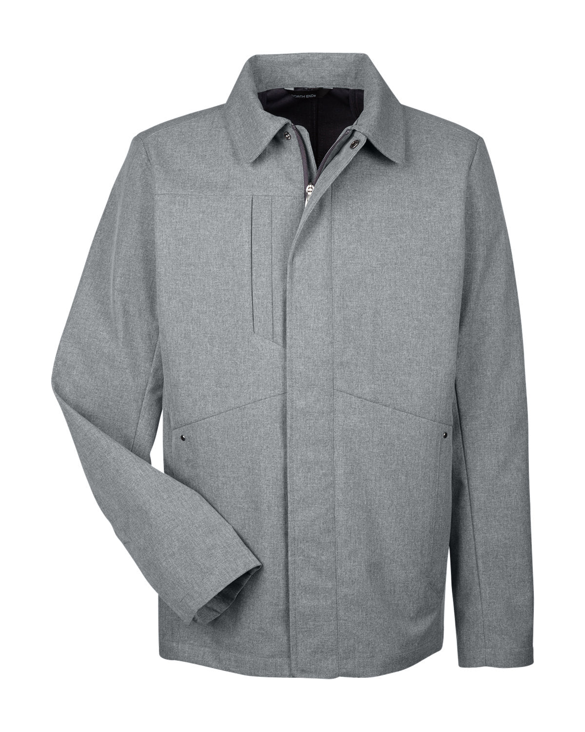 North End Men's Edge Soft Shell Jacket with Fold-Down Collar North End