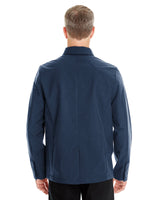 North End Men's Edge Soft Shell Jacket with Fold-Down Collar North End