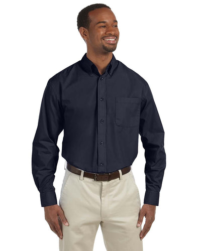Harriton Men's Tall 3.1 oz. Essential Poplin