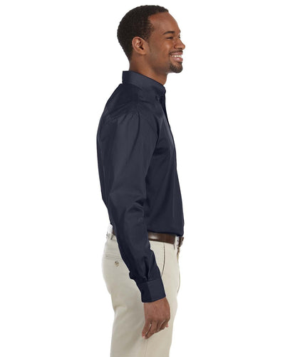 Harriton Men's Tall 3.1 oz. Essential Poplin