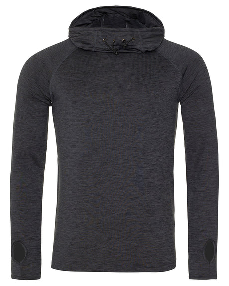 AWDis Men's Cool Cowl-Neck Long-Sleeve T-Shirt AWDis