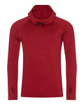 AWDis Men's Cool Cowl-Neck Long-Sleeve T-Shirt AWDis